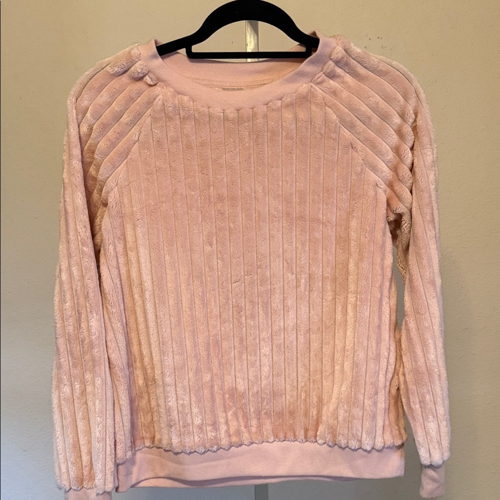 No Boundaries‎ Pink Ribbed Blouse